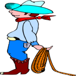 Cowboy 80 Clip Art