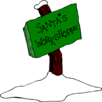 Santa's Workshop (2) Clip Art