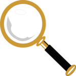 Magnifying Glass 1 Clip Art