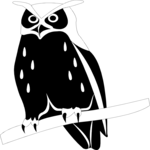 Owl 05 Clip Art