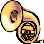 French Horn 3 Clip Art