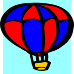 Hot Air Balloon 01 Clip Art