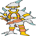 Mutant Warrior 13 Clip Art