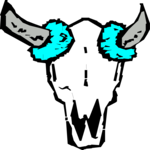 Steer Skull 07 Clip Art