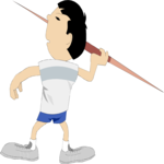 T & F - Javelin 09 Clip Art