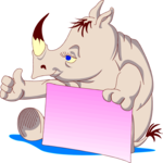 Rhino Frame Clip Art