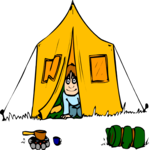 Tent 09 Clip Art