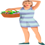 Woman Standing 31 Clip Art