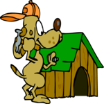 Dog Building House Clip Art