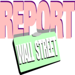 Wall Street Report Clip Art