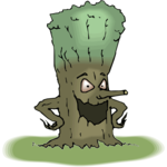 Tree - Happy 4 Clip Art