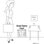 Small Claims Court 2 Clip Art