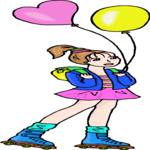 Girl with Balloons 6