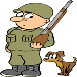 Soldier & Dog