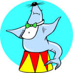 Circus Seal 1 Clip Art