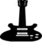 Guitar - Electric 05 Clip Art
