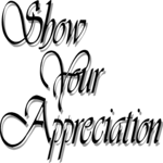 Show Your Appreciation 1