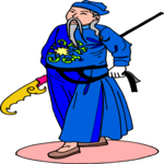 Mongolian Man 2 Clip Art