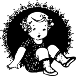 People, Girl Sitting 2