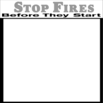 Stop, Drop & Roll Frame Clip Art