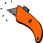 Utility Knife 2 Clip Art