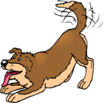 Dog Wagging Tail 4 Clip Art