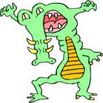 Mutant Creature 058 Clip Art