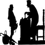 Silhouettes, Man & Clerk