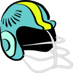 Football - Helmet 1 Clip Art