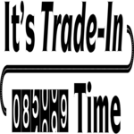 It's Trade-In Time Clip Art