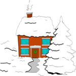 Snow Covered House