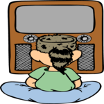 TV - Off Clip Art