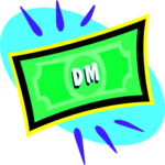 Deutsche Mark 2 (2) Clip Art