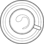 Cup & Saucer - Overhead