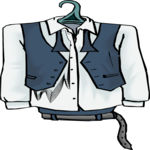 Shirt, Pants & Vest Clip Art