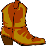 Cowboy Boot 13 Clip Art