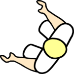 Athlete - Top View 1 Clip Art