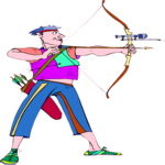 Archery 12 Clip Art