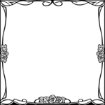 Rose & Flourish Frame