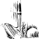 Club & Ball 10 Clip Art