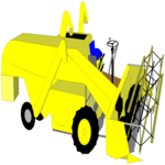 Combine Harvester 1 Clip Art