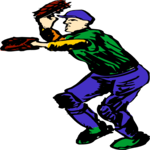 Baseball - Player 1 Clip Art