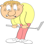 Golfer 010 Clip Art