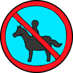 No Horseback Riding
