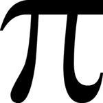 Greek Pi 3 Clip Art