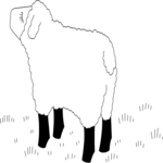Sheep 01 Clip Art