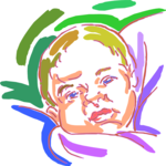 Baby - Grumpy Clip Art