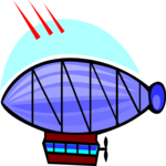 Blimp 6 Clip Art