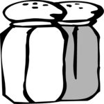 Salt & Pepper Shakers 02 Clip Art