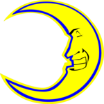 Moon - Crescent 5 Clip Art